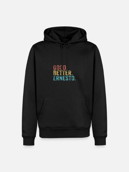 Cool guys are called ernesto - Men’s Premium Organic Hoodie - black