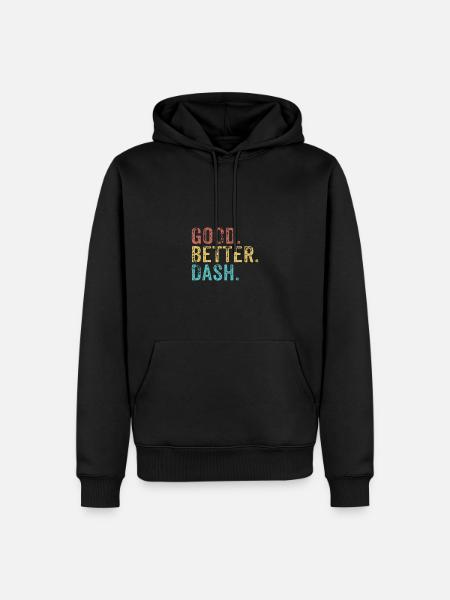 Good better Dash - Men’s Premium Organic Hoodie - black