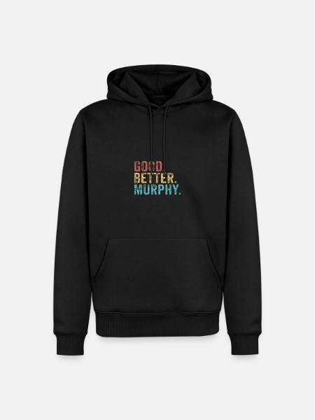 Cool guys are called Murphy - Men’s Premium Organic Hoodie - black