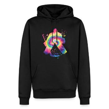 Eishockeyspieler Jungen Eishockey - Männer Premium Bio Hoodie - Schwarz - Vorne - Nico (187cm)