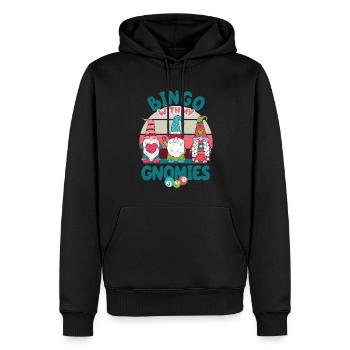 Bingo Mit Meinen Gnomies Lustiges Bingo - Männer Premium Bio Hoodie - Schwarz - Vorne - Nico (187cm)