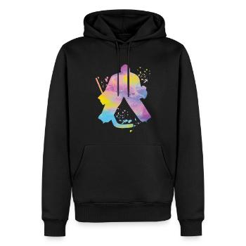 Eishockeyspieler Jungen Eishockey - Männer Premium Bio Hoodie - Schwarz - Vorne - Nico (187cm)