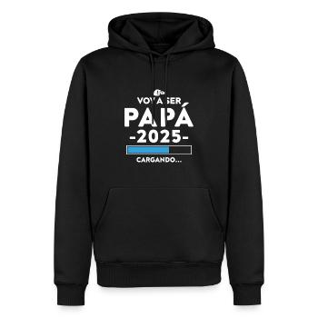 Future Potato 2025 Chargement des pommes de terre 2025 Potato 2025 - Sweat à capuche Premium bio Homme - noir - Devant - Nico (187cm)