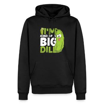 Gewürzgurke Salatgurke Gemüse Lustige Gurke - Männer Premium Bio Hoodie - Schwarz - Vorne - Nico (187cm)