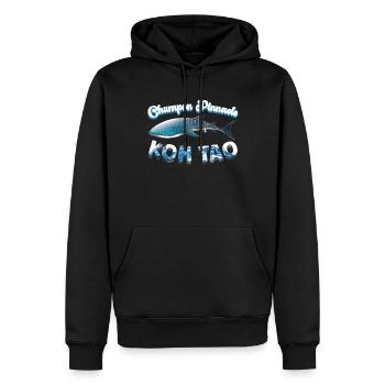 Walhai - Chumpon Pinnacle - Koh Tao - Tauchen - Männer Premium Bio Hoodie - Schwarz - Vorne - Nico (187cm)