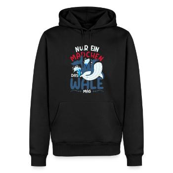 Schwertwal Ozean Killerwal Mädchen Geschenk Wal - Männer Premium Bio Hoodie - Schwarz - Vorne - Nico (187cm)