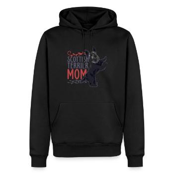 Hunde Mama Muttertag Geschenk Scottish Terrier - Männer Premium Bio Hoodie - Schwarz - Vorne - Nico (187cm)