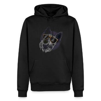 Coole Sonnenbrille Hunde Geschenk Scottish Terrier - Männer Premium Bio Hoodie - Schwarz - Vorne - Nico (187cm)