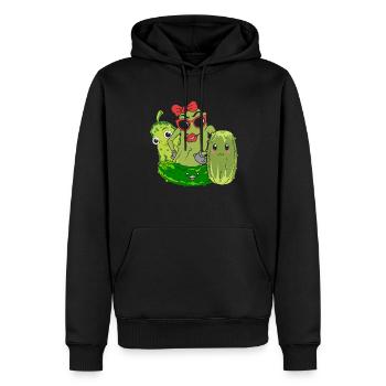 Essiggurke Sonnenbrille Geschenk Lustiges Gurke - Männer Premium Bio Hoodie - Schwarz - Vorne - Nico (187cm)