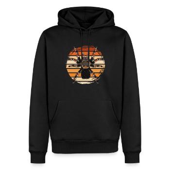 Retro Vogelspinne Tarantel Spinne - Männer Premium Bio Hoodie - Schwarz - Vorne - Nico (187cm)