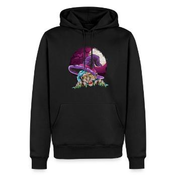 Hexen Hut Gruseliges Halloween Geschenk Hexe - Männer Premium Bio Hoodie - Schwarz - Vorne - Nico (187cm)