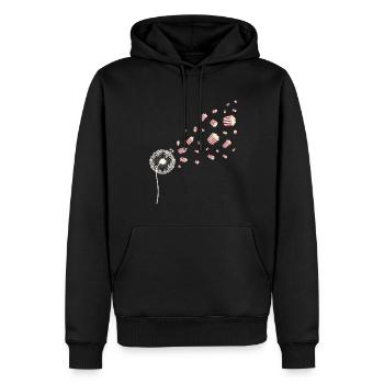 Kinofilm Kino Snack Geschenk Pusteblume Popcorn - Männer Premium Bio Hoodie - Schwarz - Vorne - Nico (187cm)