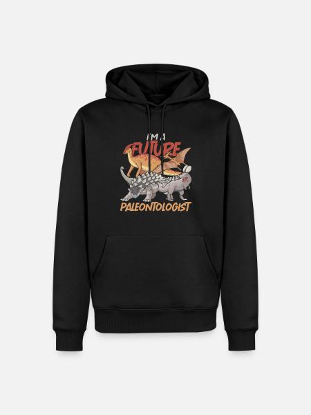 Paleontology Gift Future Paleontologist - Men’s Premium Organic Hoodie - black