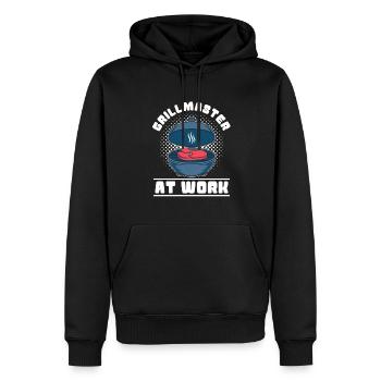 Grillmeister Grillparty Geschenk Lustiges Grillen - Männer Premium Bio Hoodie - Schwarz - Vorne - Nico (187cm)