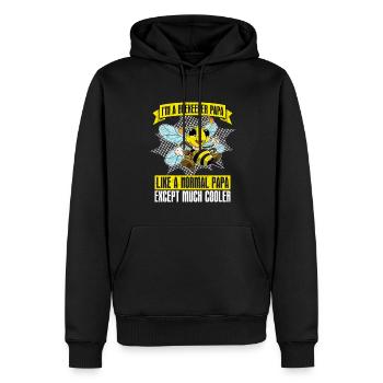 I'm a beekeeper dad like a normal just cooler - Men’s Premium Organic Hoodie - black - Front - Nico (187cm)