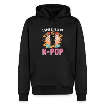 Korea Pop Musik Musiker Geschenk Lustiges K Pop - Männer Premium Bio Hoodie - Schwarz - Vorne - Nico (187cm)