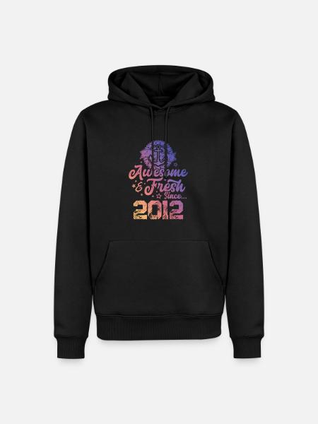 2012 awesome fresh - Men’s Premium Organic Hoodie - black