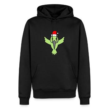 Colibri Comic Noël Noël - Sweat à capuche Premium bio Homme - noir - Devant - Nico (187cm)