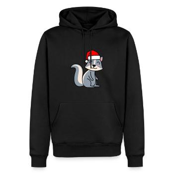 Stinker Comic Weihnachten Xmas - Männer Premium Bio Hoodie - Schwarz - Vorne - Nico (187cm)