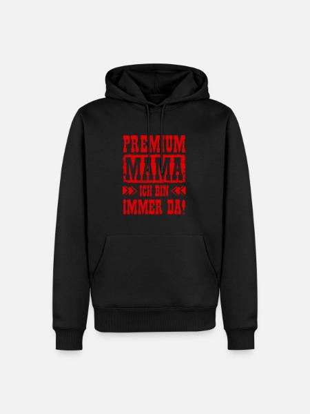 Beste Mama der Welt - Männer Premium Bio Hoodie - Schwarz