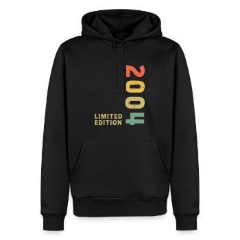 2004 Vintage Retro Geburtstag - Männer Premium Bio Hoodie - Schwarz - Vorne - Nico (187cm)