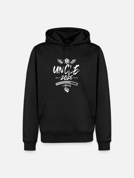 Uncle 2025 Loading Saying - Men’s Premium Organic Hoodie - black