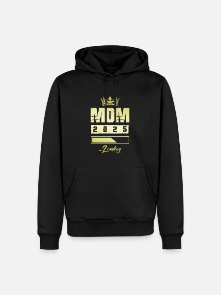 Mama 2025 Loading Mom - Men’s Premium Organic Hoodie - black