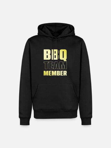 Bbq Team - Männer Premium Bio Hoodie - Schwarz