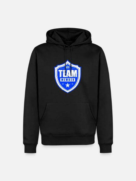 Team Member - Men’s Premium Organic Hoodie - black