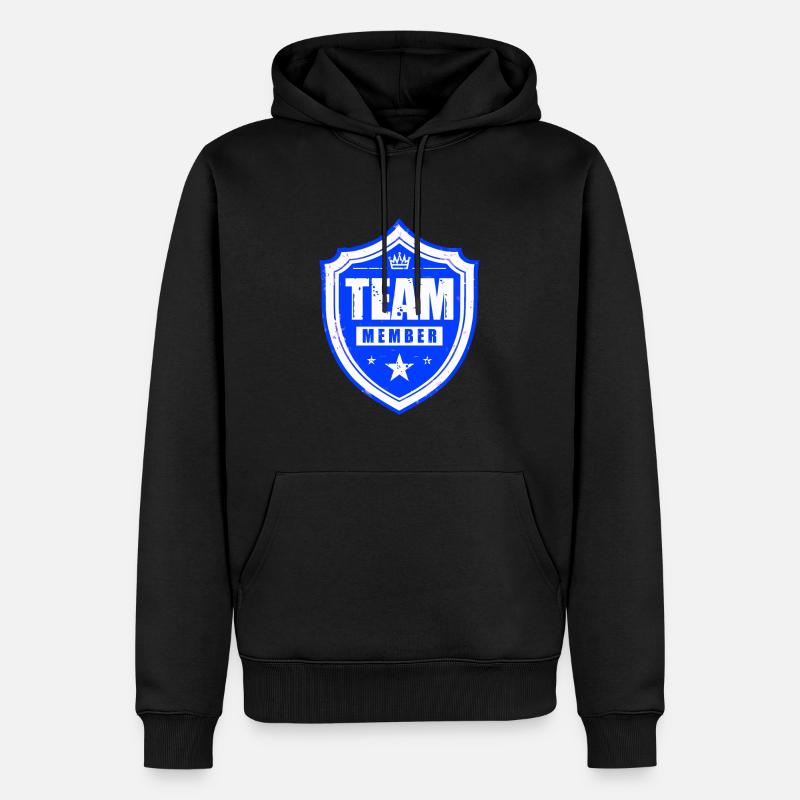 Équipier - Sweat à capuche Premium bio Homme - noir