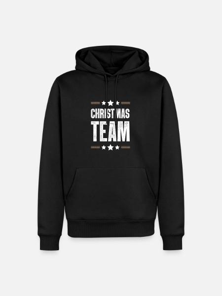 Christmas Team - Men’s Premium Organic Hoodie - black