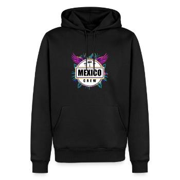 Mexiko Crew Tropisch - Männer Premium Bio Hoodie - Schwarz - Vorne - Nico (187cm)