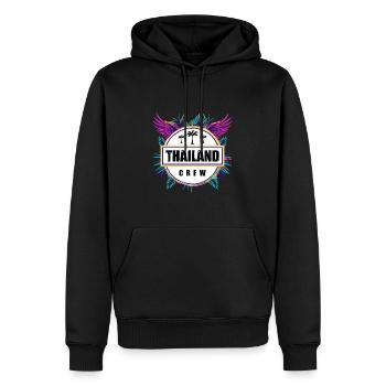 Thailand Crew Tropisch - Männer Premium Bio Hoodie - Schwarz - Vorne - Nico (187cm)