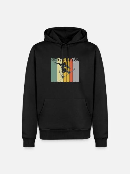 Snowboard / snowboarding - Men’s Premium Organic Hoodie - black