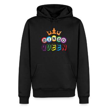 Bingo Balls Bingo Queen Gift - Men’s Premium Organic Hoodie - black - Front - Nico (187cm)
