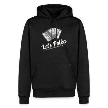 Let's Polka Pride Accordion - Männer Premium Bio Hoodie - Schwarz - Vorne - Nico (187cm)