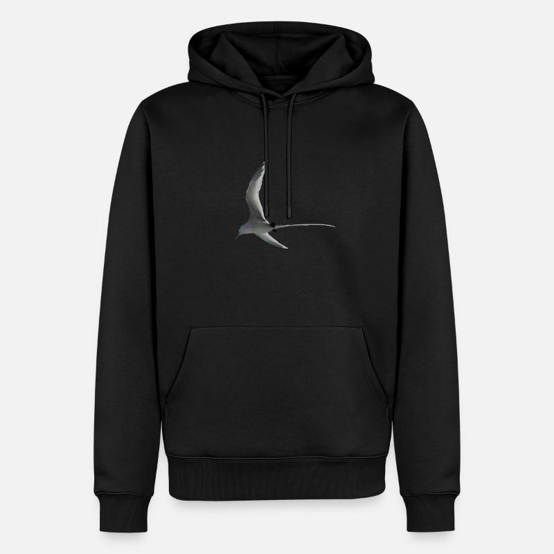 Stroh im Schwanz - Männer Premium Bio Hoodie - Schwarz