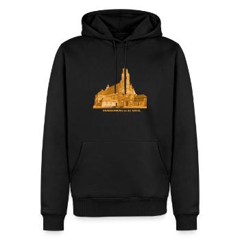 Brandenburg Havel Altstadt Rathaus Gotik - Männer Premium Bio Hoodie - Schwarz - Vorne - Nico (187cm)