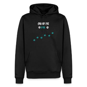 Chorkie Dad I Chihuahuas Yorkshire Terrier Mix - Männer Premium Bio Hoodie - Schwarz - Vorne - Nico (187cm)