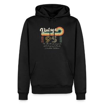 Toll seit 1951 Geburtstag 1951 Jahrgang 195 - Männer Premium Bio Hoodie - Schwarz - Vorne - Nico (187cm)