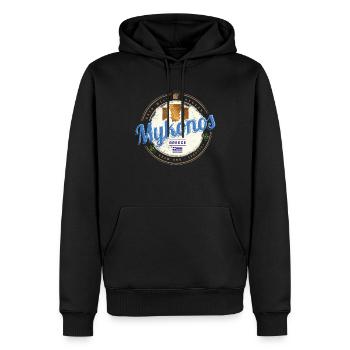 Mykonos Kykladen Inseln Griechenland Souvenir - Männer Premium Bio Hoodie - Schwarz - Vorne - Nico (187cm)