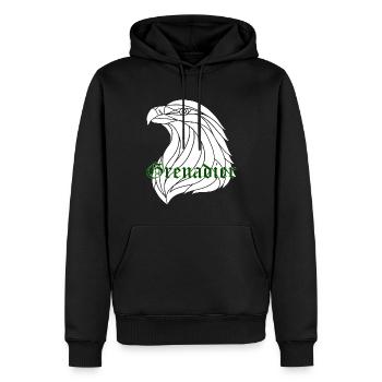 Panzergrenadier Grenadier Adler Soldat Geschenk - Männer Premium Bio Hoodie - Schwarz - Vorne - Nico (187cm)
