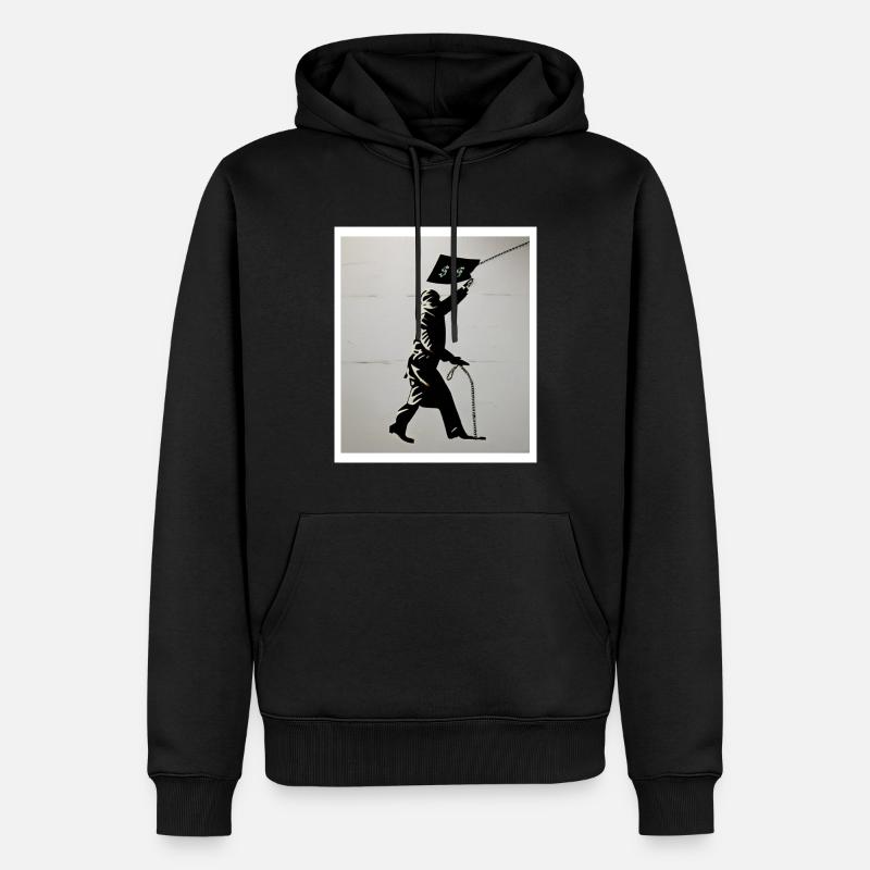 La valeur de l’argent - Sweat à capuche Premium bio Homme - noir