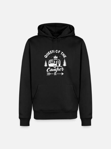 Queen of the Camper - Men’s Premium Organic Hoodie - black