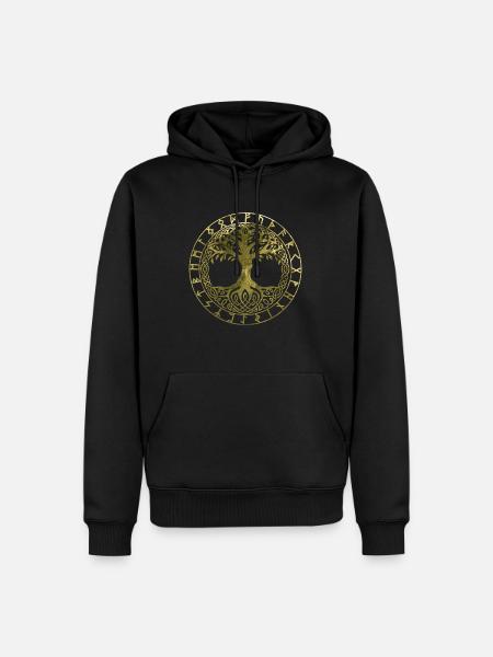 Yggdrasil - Men’s Premium Organic Hoodie - black