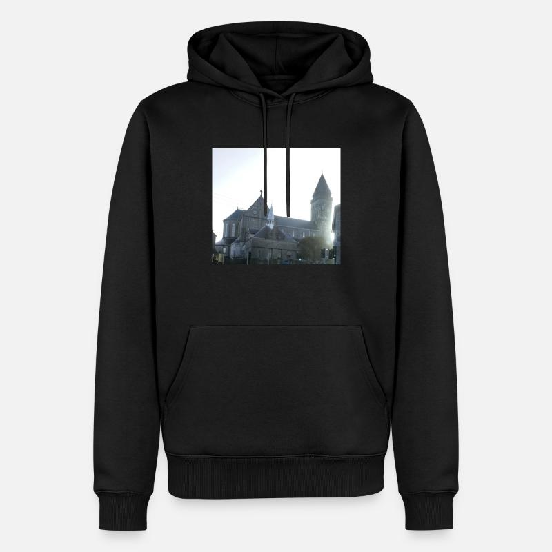 Cathédrale de l’Immaculée Conception, Irlande. - Sweat à capuche Premium bio Homme - noir