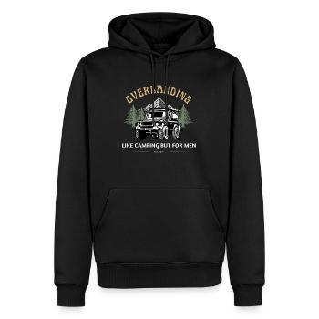 Overlanding Accessories, Overlanding Gear, Offroad - Men’s Premium Organic Hoodie - black - Front - Nico (187cm)