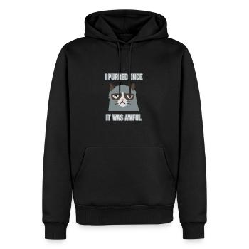 Grumpy Cat - Men’s Premium Organic Hoodie - black - Front - Nico (187cm)