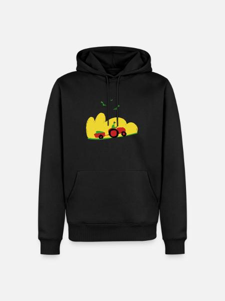 Cabrio - Männer Premium Bio Hoodie - Schwarz