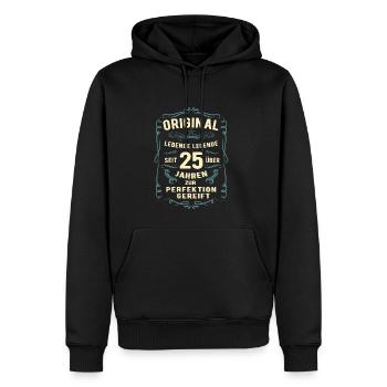 Original seit über 25 Jahren Geburtstag Geburt - Männer Premium Bio Hoodie - Schwarz - Vorne - Nico (187cm)